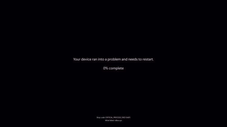 Windows menja čuveni BSOD: stiže Crni ekran smrti
