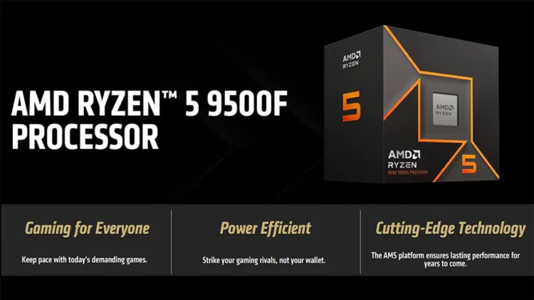 AMD Ryzen 5 9500F stiže 16. septembra — skromniji Zen 5 CPU za gejmere sa ograničenim budžetom