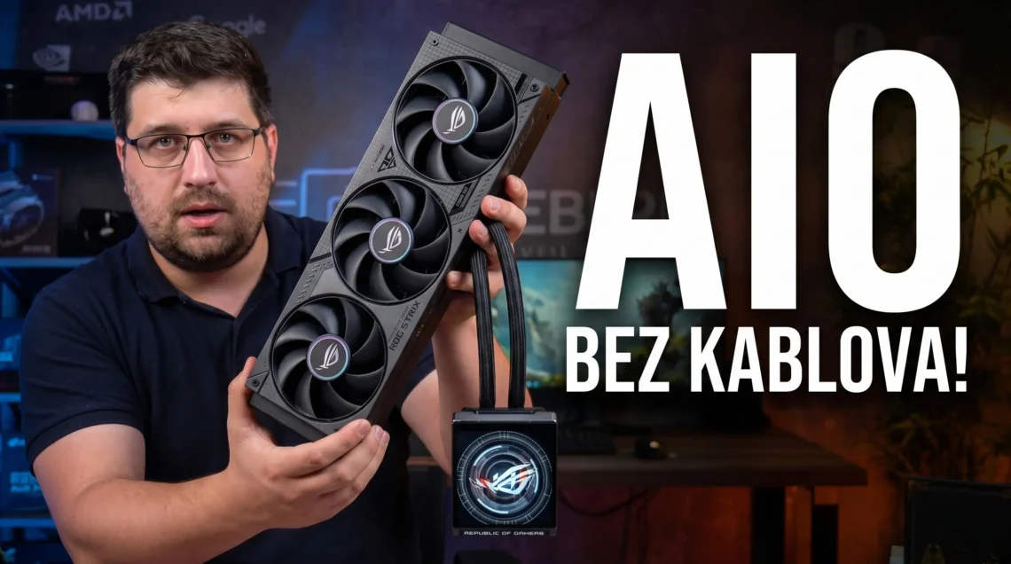 ROG Strix SLC IV 360 ARGB recenzija — AIO bez ijednog kabla sa 5″ ekranom