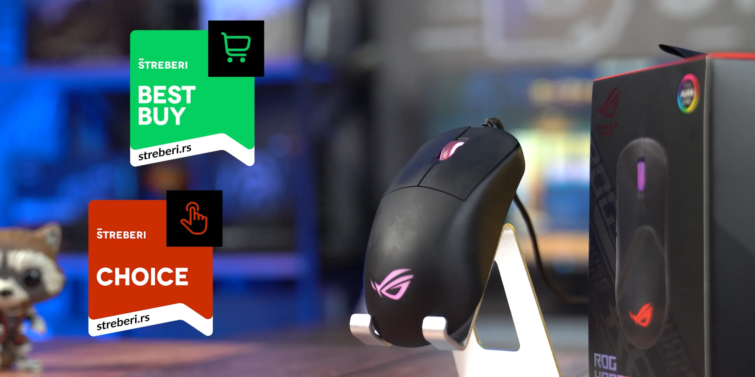 ASUS ROG Harpe Mini Core — Štreberi Best Buy i Štreberi Choice nagrade
