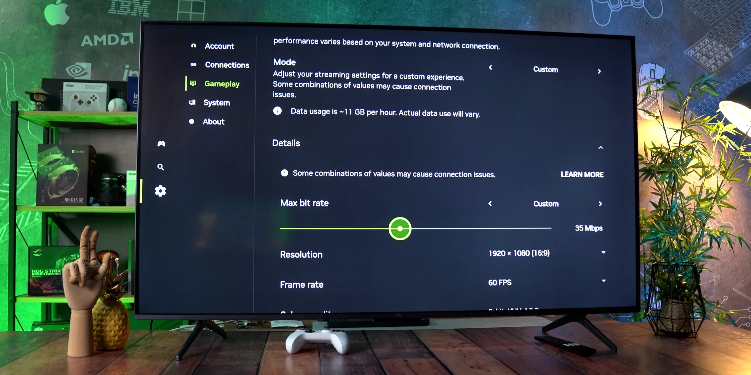 GeForce Now cloud gaming na TV-u — rezolucija i TV, Full HD vs 4K