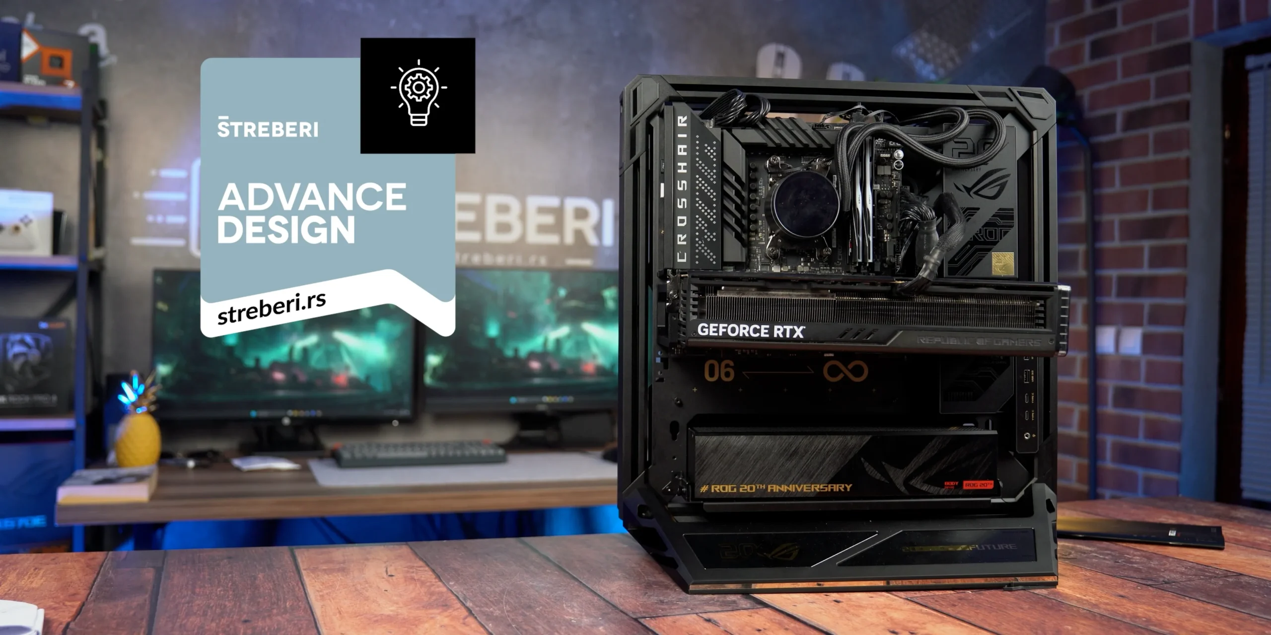 ASUS ROG GR20 Edition 20 kućište — Štreberi Advance Design nagrada